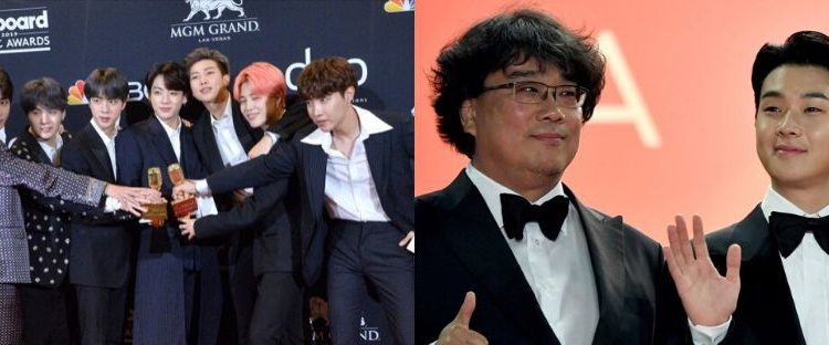 BTS congratulates Parasite