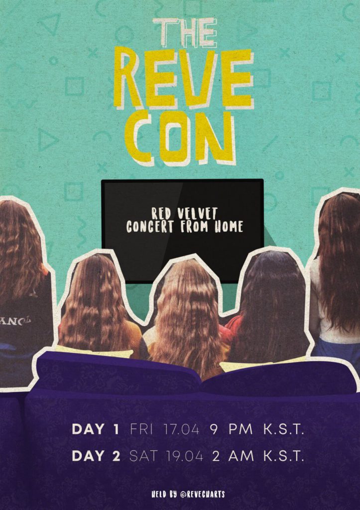 The Red Velvet online concert held by @therevecharts
