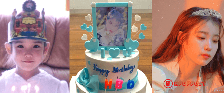 IU's birthday from singing "Eight" to make donations, so inspiring