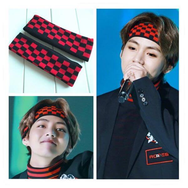 Headband style for men stay at home outfit inspired by KPop idols