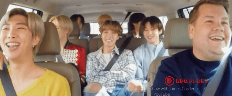 James Corden BTS Carpool Karaoke bonus clip for ARMY for Kpop Black Lives Matter Campaign