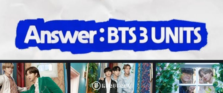 BTS Festa 2020 for ARMY BTS 3 Units Answer Map of the soul: 7