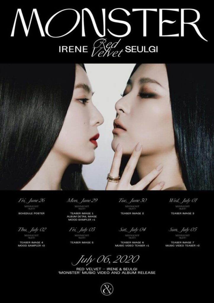 Red Velvet Subunit Irene and Seulgi Monster