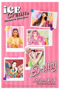 SELPINK Ice Cream release Poster DDay