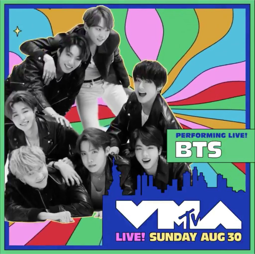 BTS Performing live MTV VMAs