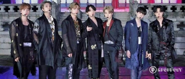 BTS wear modern-traditional hanbok dress at Gyeongbokgung Palace