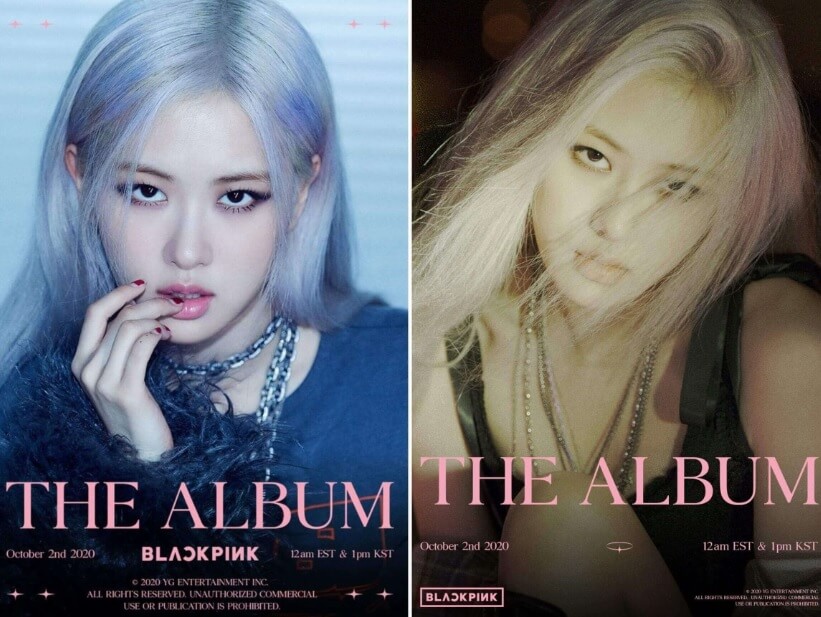 Blackpink The Album teaser Rose