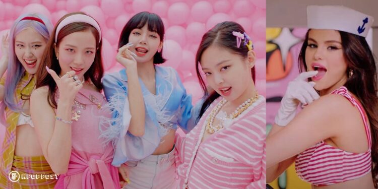 kpop blackpink selena ice cream makeup