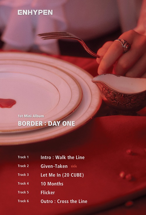 enhypen border: day one tracklist