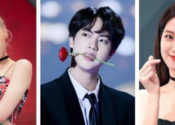 Kpop idols in different groups Jin EXO Jisoo Red velvet Jennie BLACKPINK