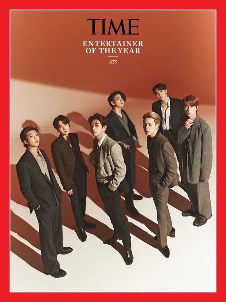BTS Time Magazine style
