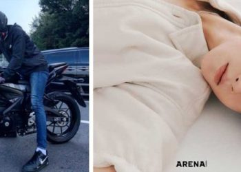 hwang in yeop true beauty on motorcycle