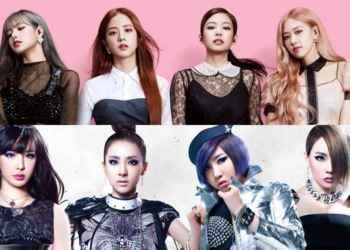 Kpop girls groups 2NE1 Blackpink