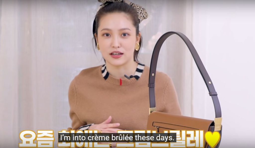 Yeri craving Crème Brûlée for more.
