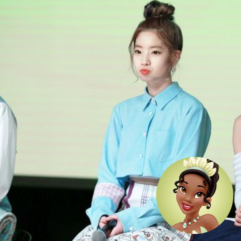 Dahyun looks like princess Tiana