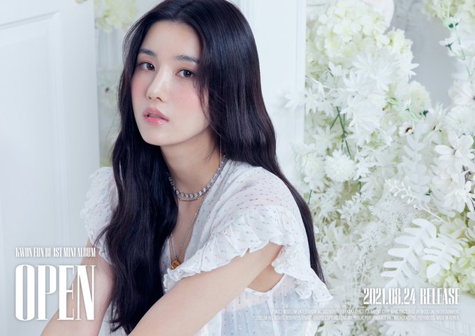 Kwon Eun Bi’s sweet romantic image for 1st mini-album, “OPEN”.