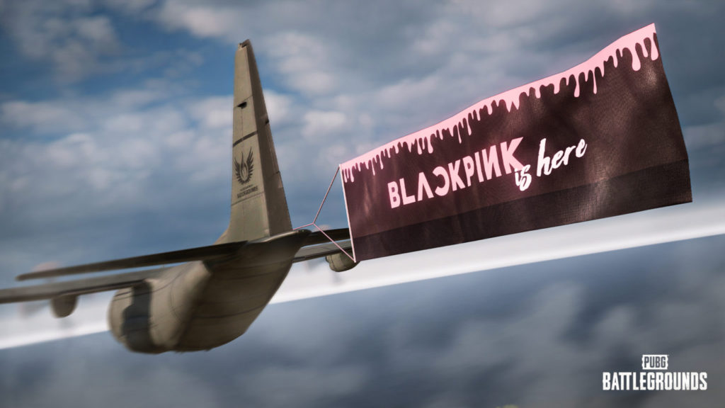 BLACKPINK x PUBG Airplane Tail.