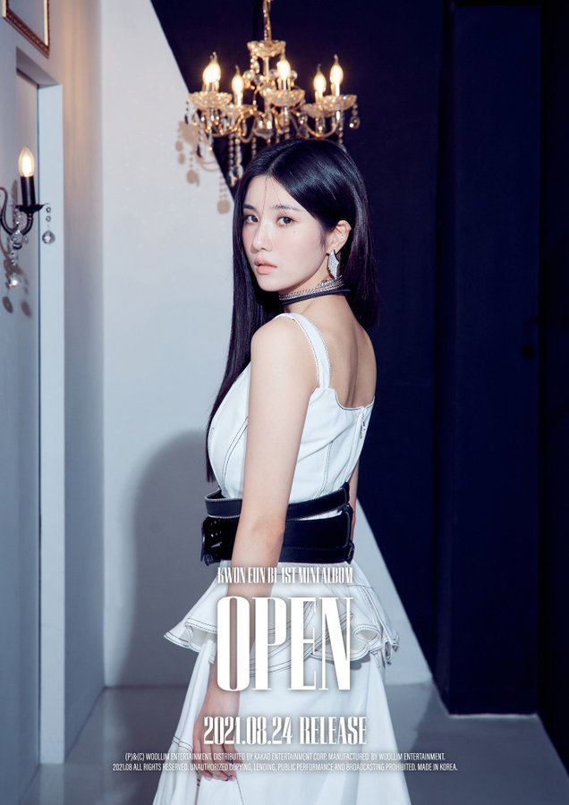 Kwon Eun Bi’s elegance in 1st mini-album, “OPEN”