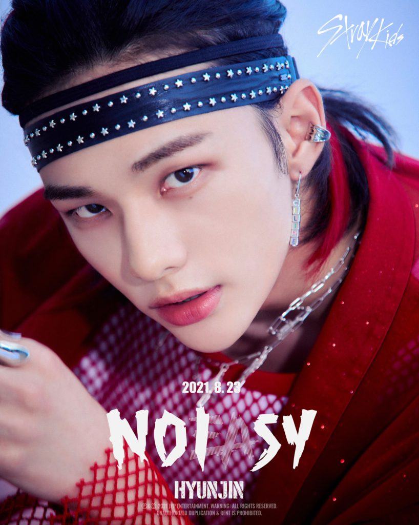 Stray Kids Hyunjin “NOEASY” teaser photo.