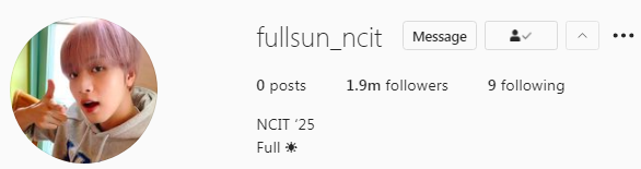 NCT Haechan instagram account