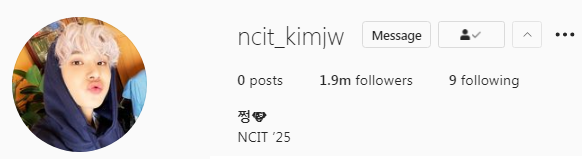 NCT Jungwoo instagram account