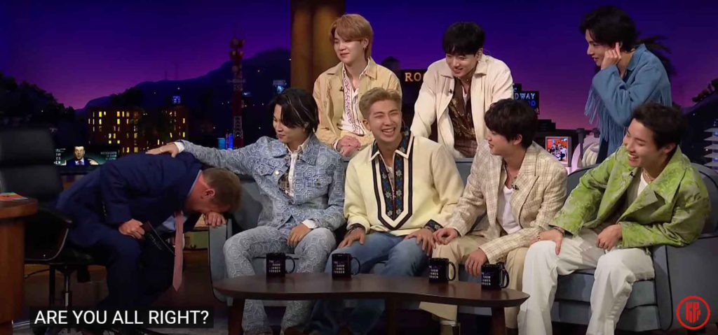 BTS Late Late Show James Corden 2021
