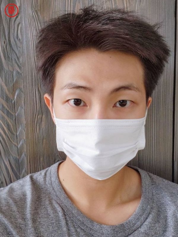 BTS RM wearing mask