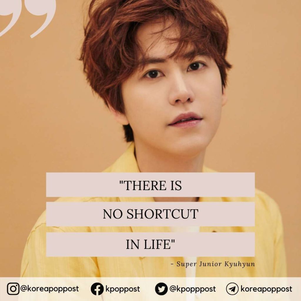 Super Junior Kyuhyun quote