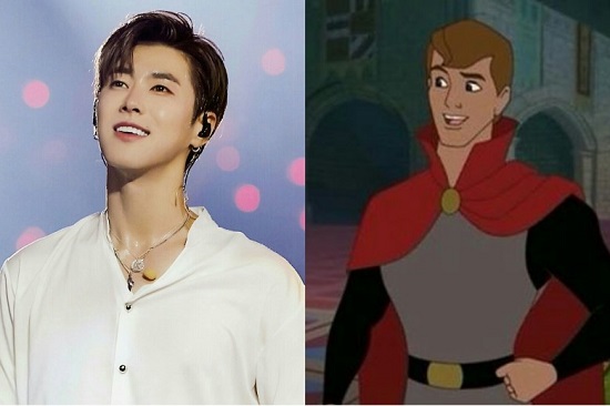 Kpop male idols TVXQ Yunho as Disney prince