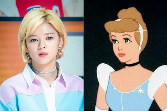 TWICE Jeongyeon as Cinderella
