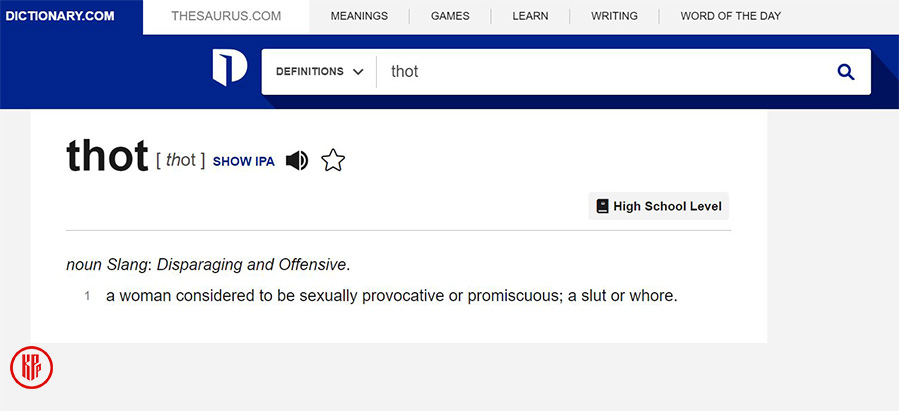 The meaning of the word used in Jae comment about Jamie, according to the dictionary. | Dictionary.com