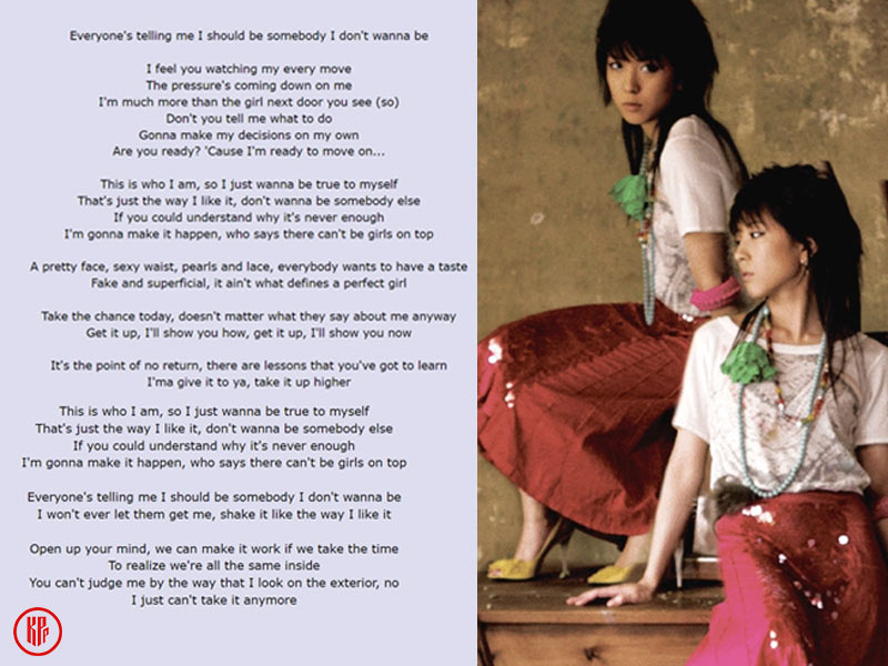 Lyrics from BoA’s “Girls on Top” English (2005) | AZ Lyrics