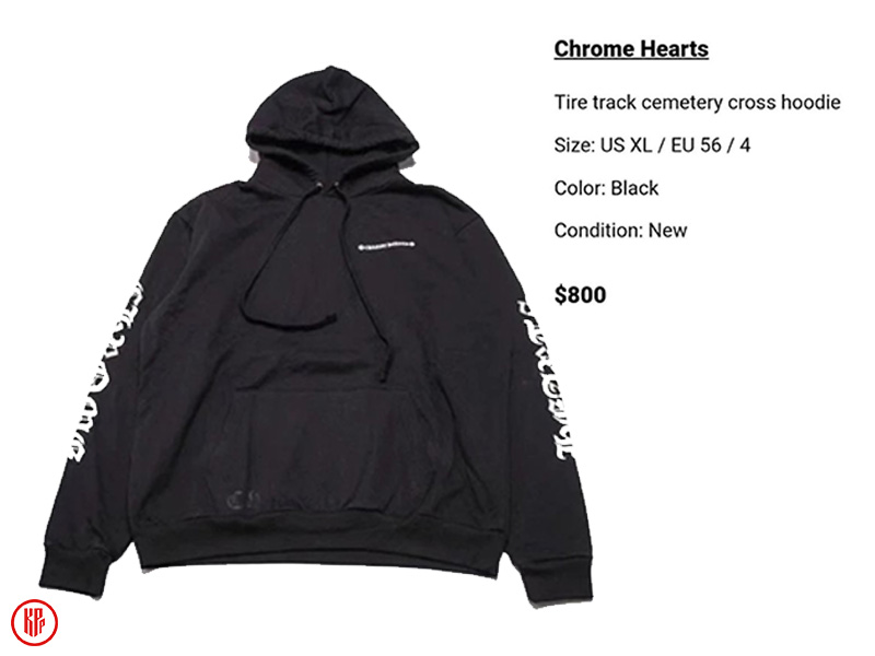 Chrome Hearts black hoodie, Lisa’s birthday gift for Bang Chan. | Twitter