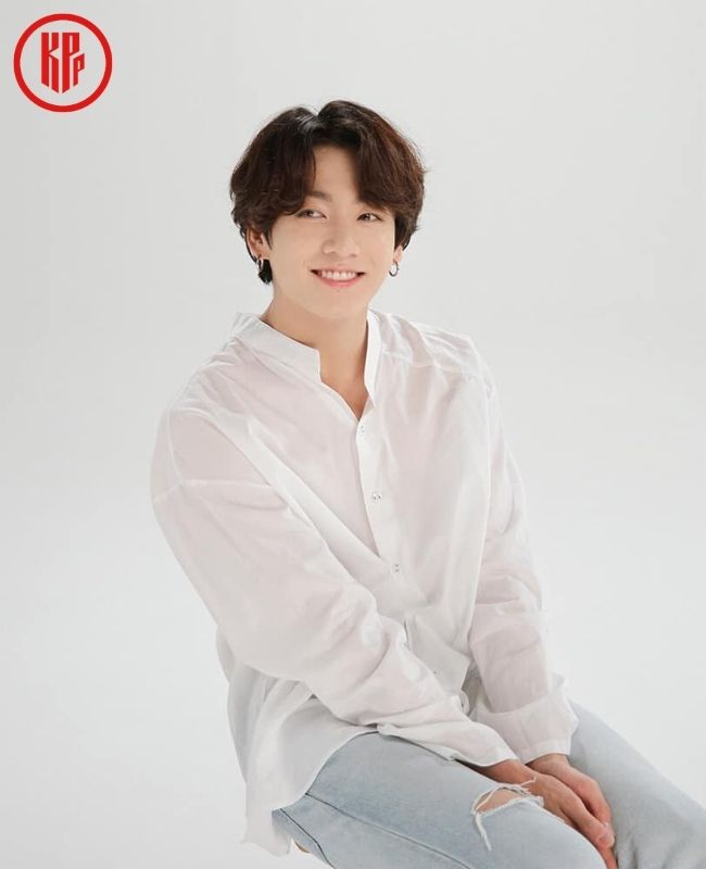 BTS Jungkook sexy in white