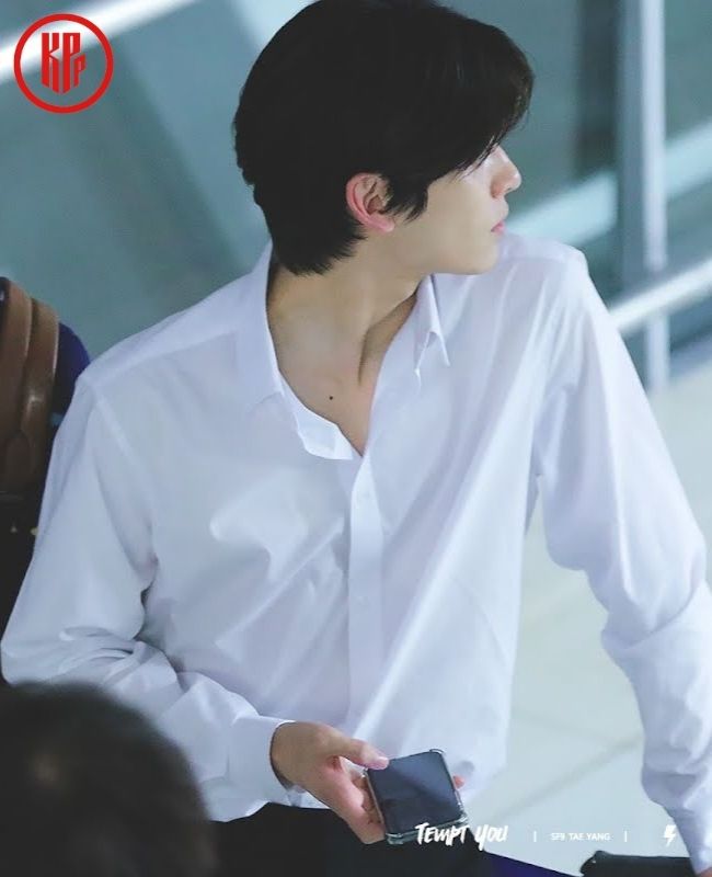 Kpop idols SF9 Taeyang in white shirt