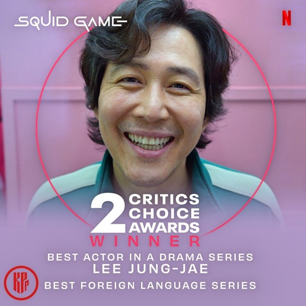 Squid Game Makes History with Two Wins at Critics Choice Awards 2022