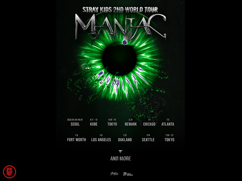 Stray Kids 2022 World Tour 2022, “MANIAC” dates, locations, and schedule official announcement.