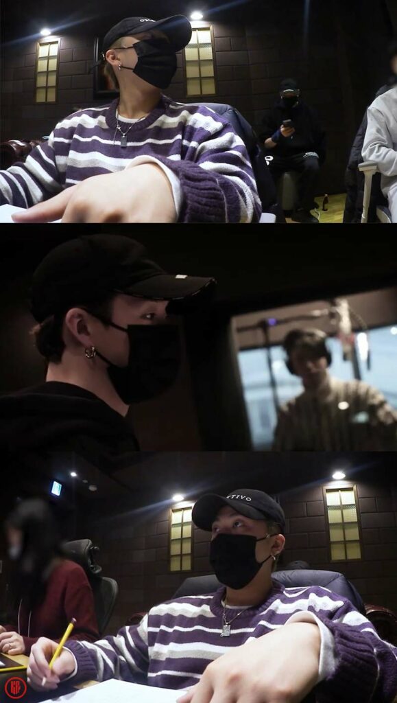 3RACHA directing and supervising the “ODDINARY” comeback mini-album recording process.