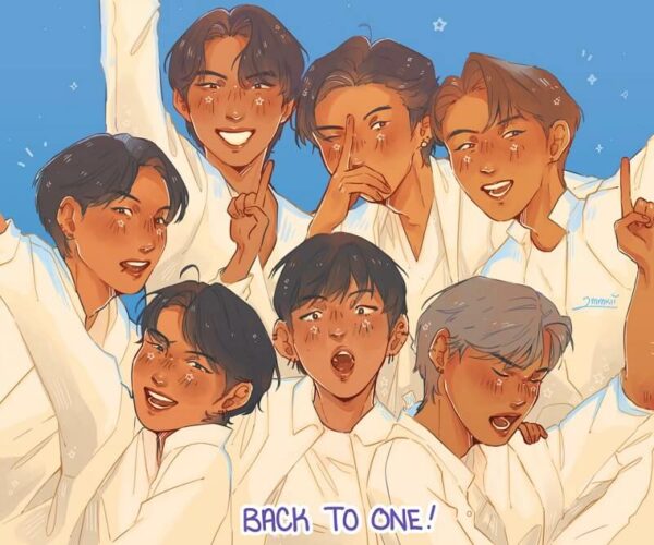 Beautiful Heart-Touching BTS Fanart from ARMY to Celebrate The BTS 9th ...