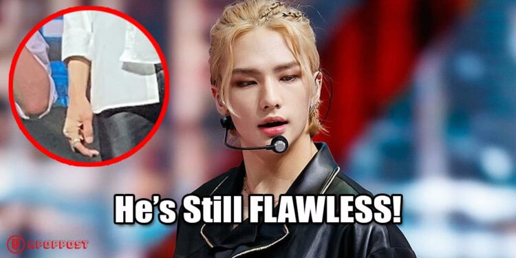 moments stray kids hyunjin performance injury maniac world tour