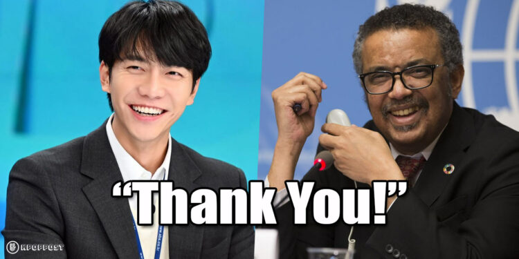 Lee Seung Gi The Law Cafe receive honorary mention from WHO Director-General