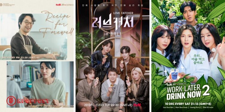 Special December 2022 Programs on tvN for Your Holiday