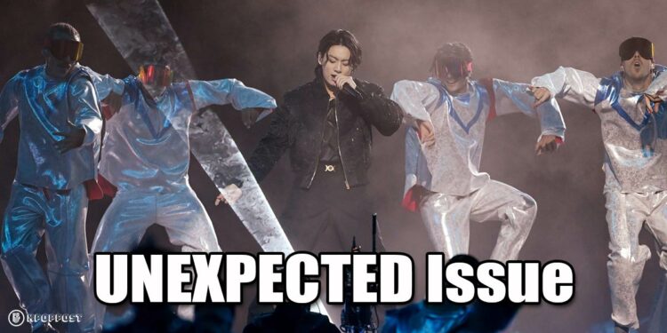 BTS Jungkook World Cup Performance Issue