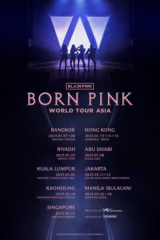 BLACKPINK – Born Pink World Tour Asia