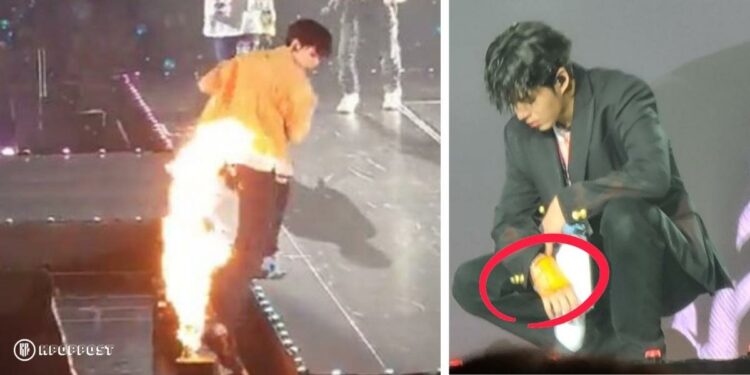 TREASURE jaehyuk fire accident concert in thailand