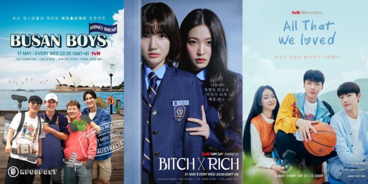 tvN Asia schedule May 2023