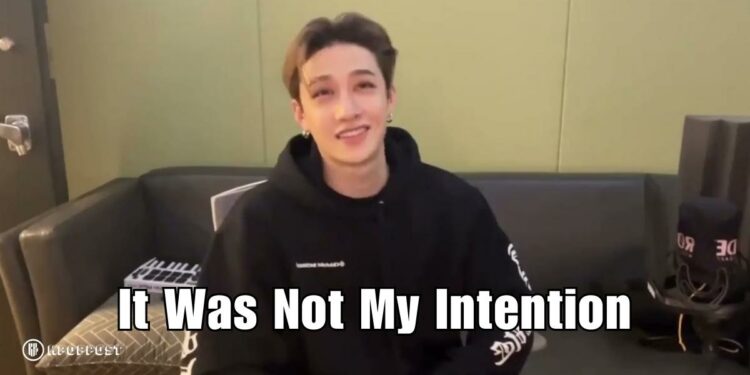 Stray Kids Bang Chan Apologized IVE