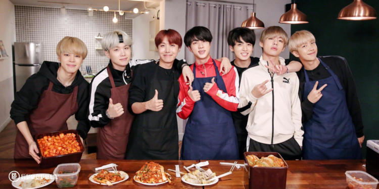 BTS top korean food picks recipe book