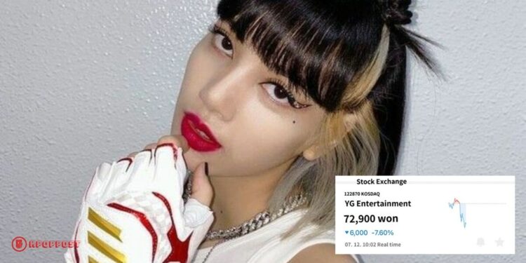 Lisa Is Leaving, YG Entertainment Stock Price Drops!
