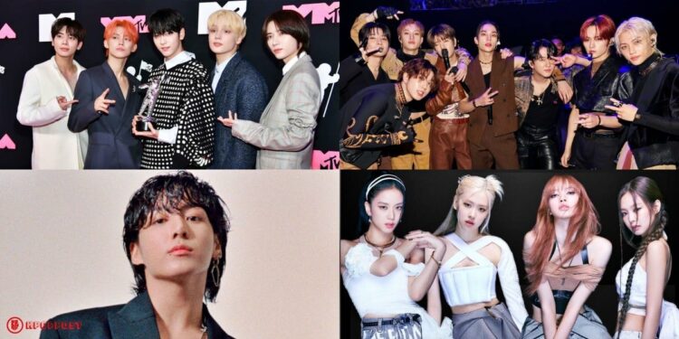 2023 MTV Video Music Awards (VMAs) Winners: BLACKPINK, Stray Kids, TXT, and Jungkook Shine Bright!